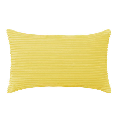 Striped Cotton Blend Throw Pillow