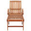 Chaise de patio avec coussin en teck-63952935