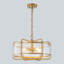 Lustre tambour 4 lumières en verre d'eau-1593474051