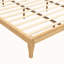 Structure de lit plateforme en bois de bambou sec 12 po pleine grandeur, avec support de lattes de bois, aucun sommier requis, assemblage facile-121358152-114894058