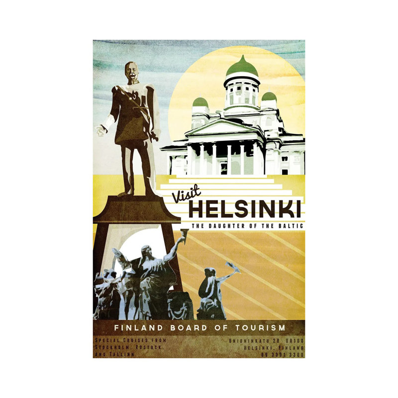 Finland-Helsinki by Bragi Ingibergsson - Wrapped Canvas Print