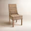 Chaise d'appoint en osier naturel Armine