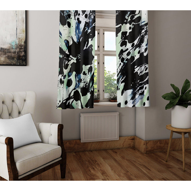 Rideau en polyester Danyael, L 20 po x L 52 po