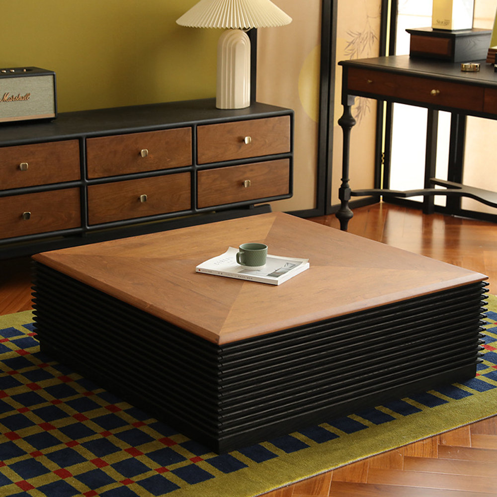Hokku Designs Modern and simple solid wood storage coffee table ...