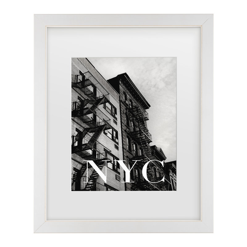 Œuvre encadrée «Bachel Rikard Martin Nyc Fire Escapes 2 Matted», H 16 po x l 13 po