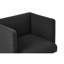 Richerson 45cm H Cotton Upholstered Parsons Chair in Black