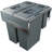 BLOCK 2.0 Manual Lift Pull Out Trash Can - 22.5 Gallons