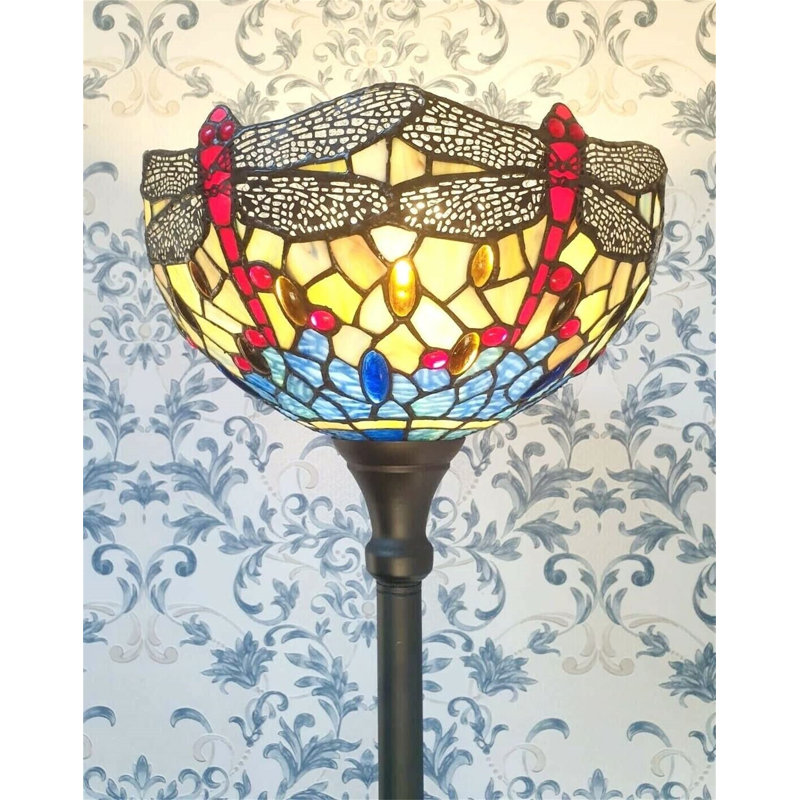 Qualls 156cm Black Traditional Floor Lamp