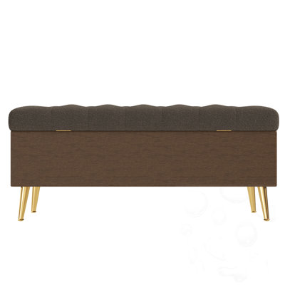 Upholstered Storage Bench with Lift-Top Lid