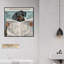 «Occupied Bathroom Doxie - impression d'art graphique-61018901-50963436