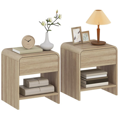 40 cm W Bedside Table