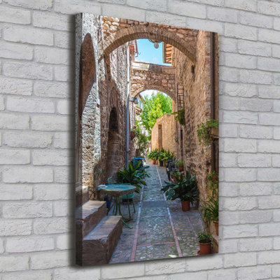 Italian Streets - Wrapped Canvas Print