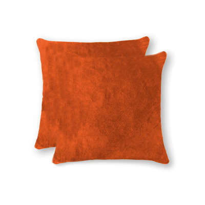  Coussin en peau de vache