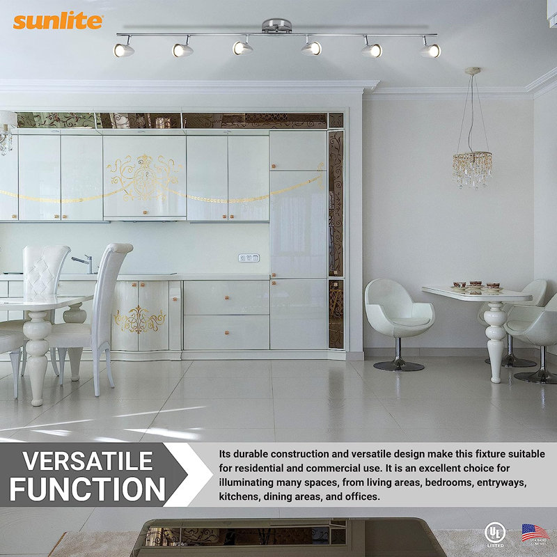 Luminaire droit 54 lumières à DEL 54 pouces GU10