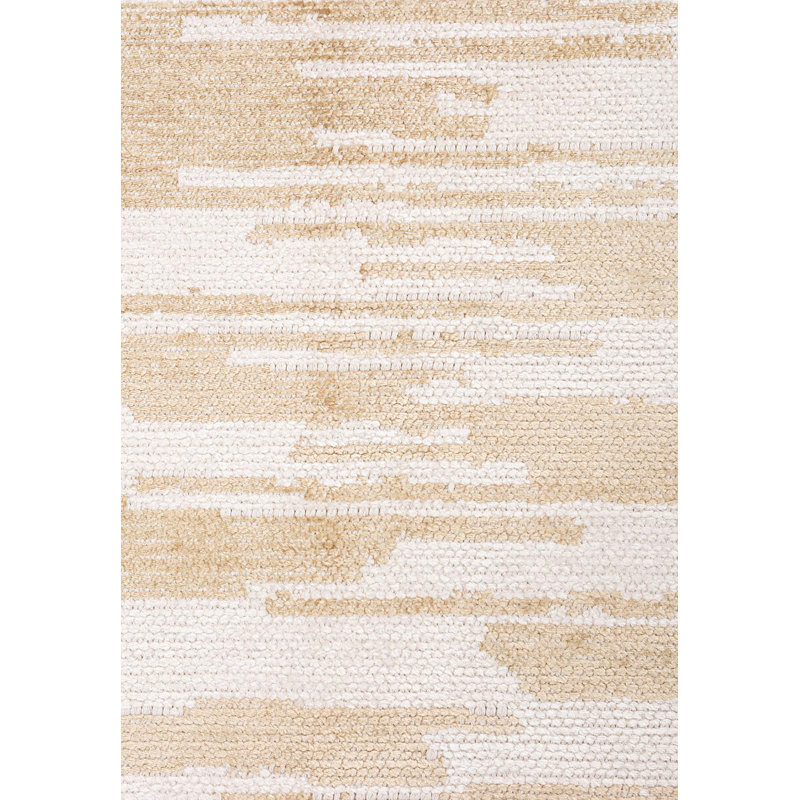 Tapis abstrait géométrique contemporain, Rectangle 9 pi 10 po x 14 pi