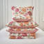 Ensemble de couvre-lit réversible Terracotta Rose Garden-132707800
