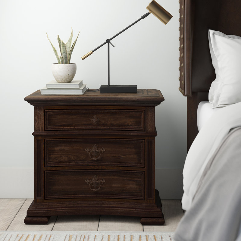 Elmendorf Three-Drawer Nightstand