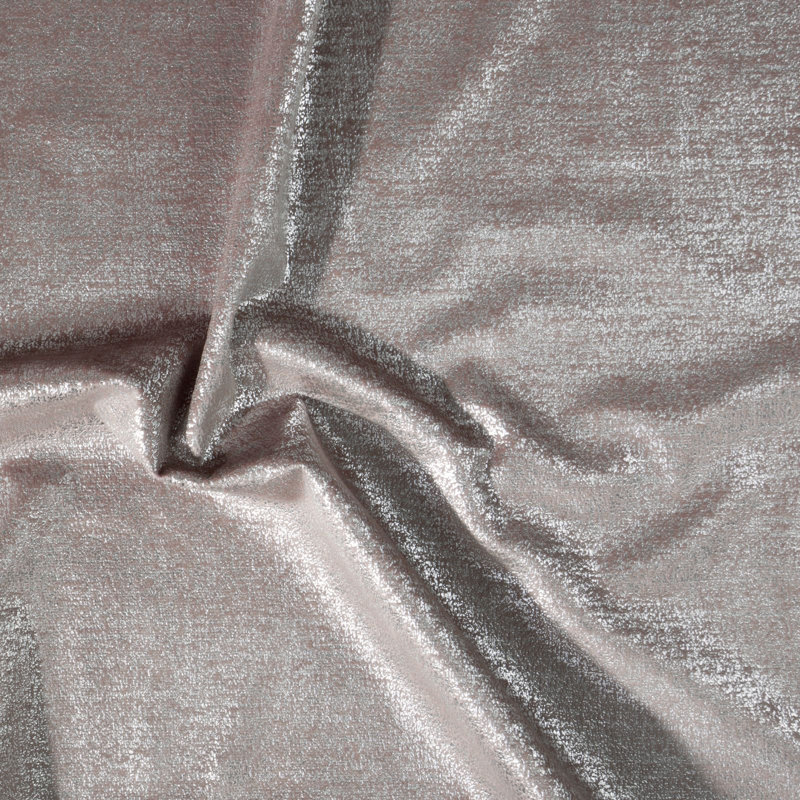 Ajahn Semi Sheer Curtains Single Panel, Powder Rose