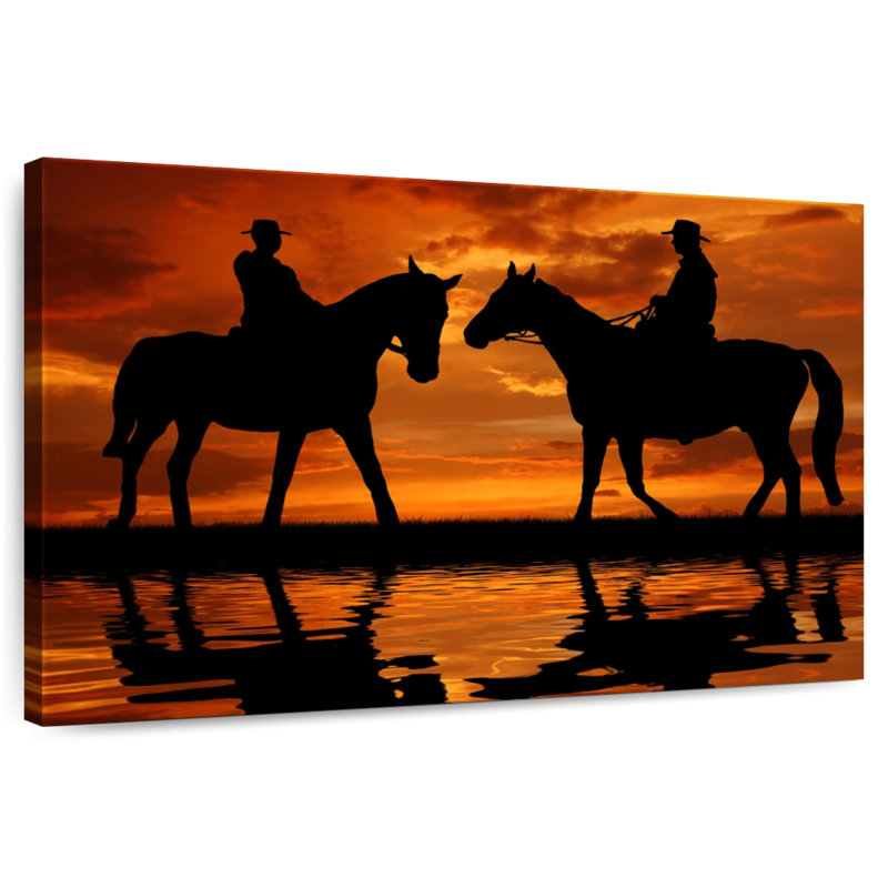 Lelar Cowboy Duo, 30" H x 45" W
