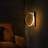 Modern Wall Lamp, Black Metal Body, 11.8 in Diameter x 19.7 in Depth | Integral LED Socket, 12W 3000K | IP20 Rated, Stylish Lighting for Home or Office | Sleek Design & Energy Efficient Illumination-106854224