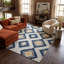 Tapis bleu abstrait Kymiere-120346730