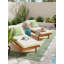Alvah Outdoor Adjustable Garden Lounger with Cushion-965163522-965163520