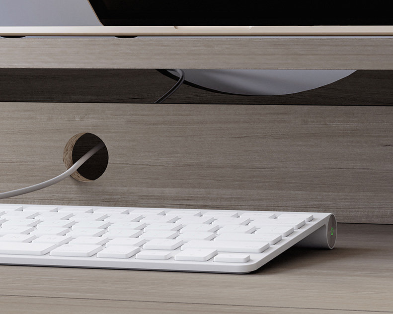 Bureau à domicile avec tiroirs