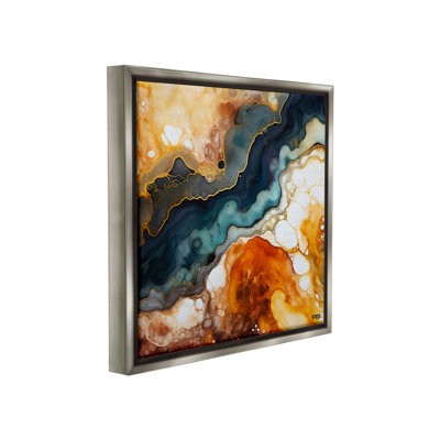 "Motif de géode liquide" par RB sur toile