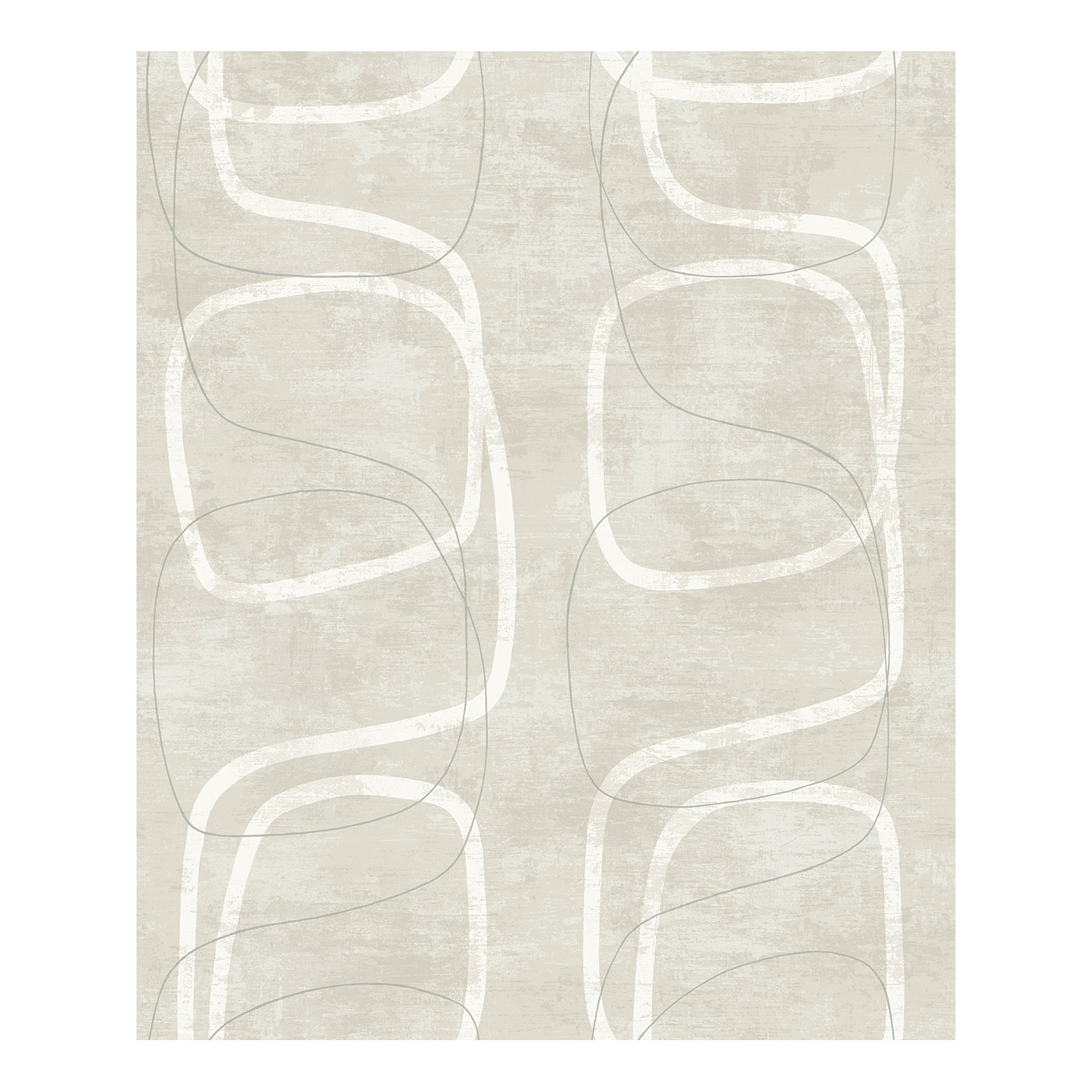 Lianna Modern Abstract Wallpaper, Beige