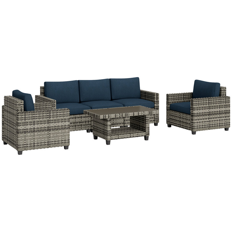 Rattan Sofa Set
