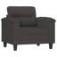 Chaise rembourrée en tissu microfibre Oriol-1486192408