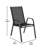 Buckden 4-Person Patio Dining Set with Square Glass Table-44084219