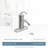 ICON Single Hole Low Arc Bathroom Faucet-9327937