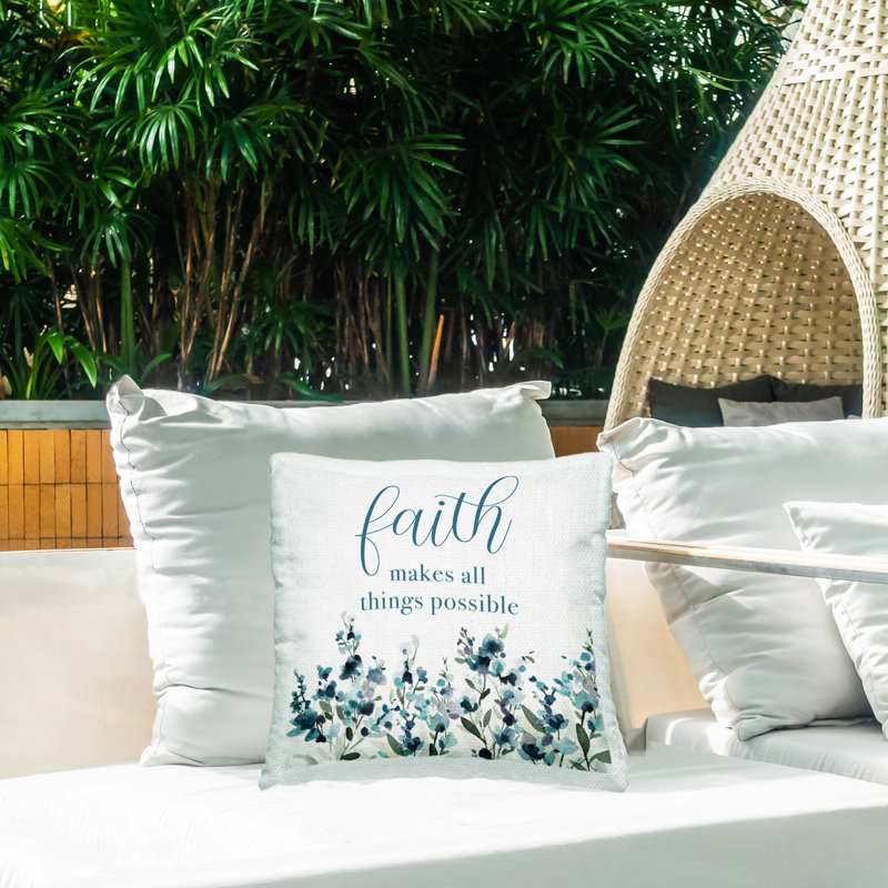 Coussin extérieur Spiritual Faith Sentiment