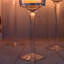 3 Piece Glass Tabletop Hurricane Set