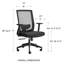 Chaise de bureau Dyann
