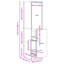 Roswita Bathroom Storage-434553186