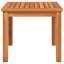Square Acacia Outdoor Coffee Table , 15.7'' in. W 15.7'' in. D
