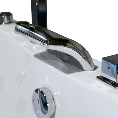 59.45'' x 29.53'' Whirlpool Rectangular Alcove Acrylic Bathtub