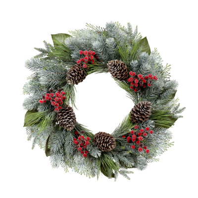 Mixed Pine Berry Wreath