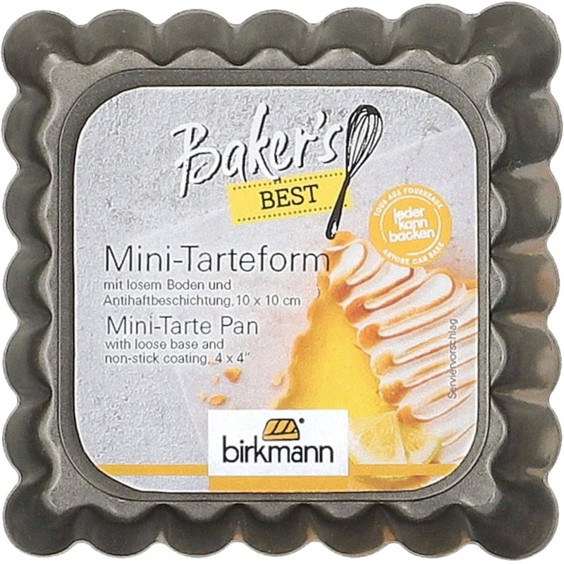 Moule à tarte carré Mini Bakers Best