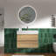 Meuble-lavabo mural avec surface solide et 2 tiroirs à fermeture en douceur-330642044-303615347-330642045