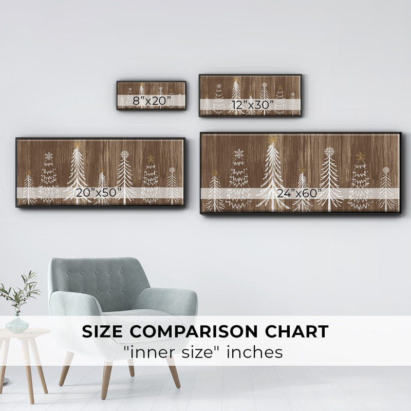 Collection Barnwood Wonderland, toile encadrée