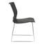 Chaise empilable en métal avec dossier perforé-73338283