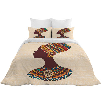 Duvet Cover Set Brown 100% Cotton 3 Piece Duvet Cover Set -  Home-Man, WF-WA3-GC 63 Twin