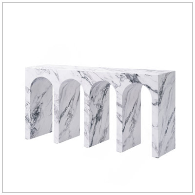 Engineered Stone Console Table