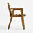 Casares Wood Premium All-Weather Wicker Outdoor Dining Armchair with Cushion
