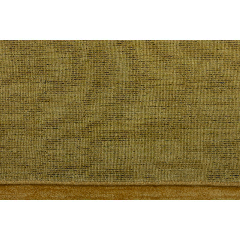 Tapis Gabbeh tissé à la main Gibsonton, 100% laine, de couleur unie, résistant à la décoloration et aux taches, durable, toutes tailles, fabriqué en Inde.