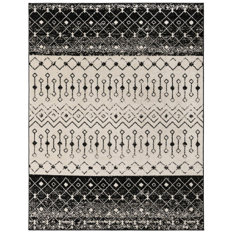 Abstract Indoor Rug, Rectangle 7'10" x 10'
