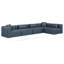 Canapé modulaire en similicuir 5 pièces Ivion-94884303